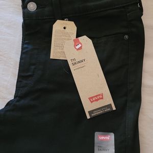 Levi 711 skinny jeans-black size 6L